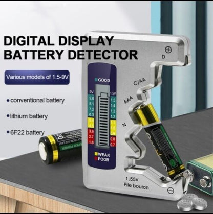 Royaleva Universal Digital Battery Tester for All Batteries