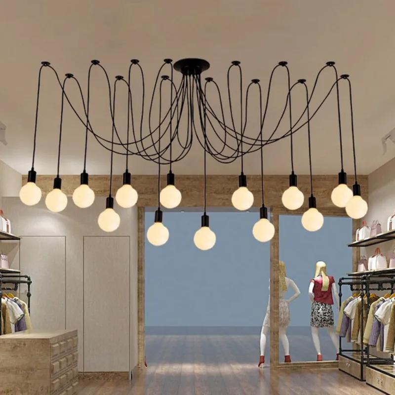 RoyaleGlow Industrial Vintage Pendant Chandelier for Home Decor
