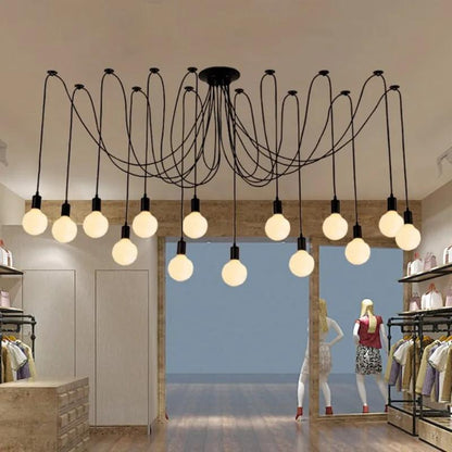 RoyaleGlow Industrial Vintage Pendant Chandelier for Home Decor
