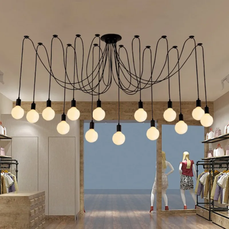 RoyaleGlow Industrial Vintage Pendant Chandelier for Home Decor