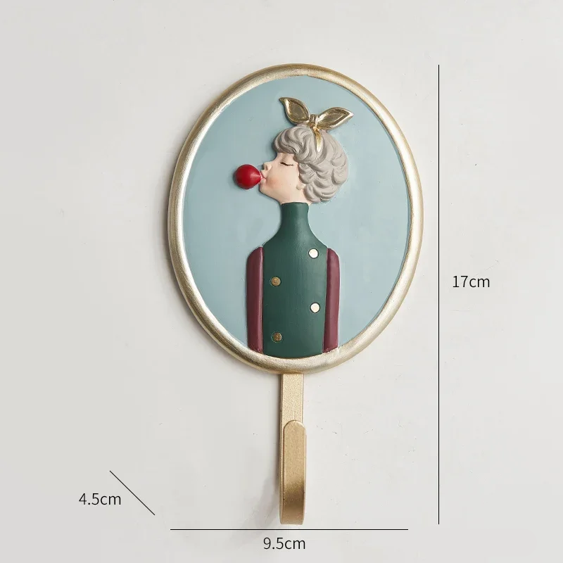 Royelux Chic Bubble Gum Girl 3D Wall Art - Modern Aesthetic Home Decor