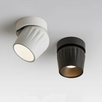Lumora Sleek Black Dimmable LED Ceiling Spotlight