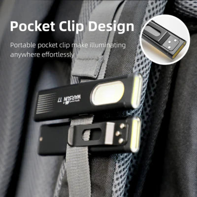 RoyaleGlow LED Keychain Flashlight with Magnet - 650 Lumens