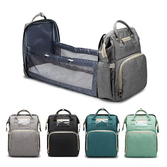 RoyaleGlow Changing Bag - Travelling Baby Cot Portable