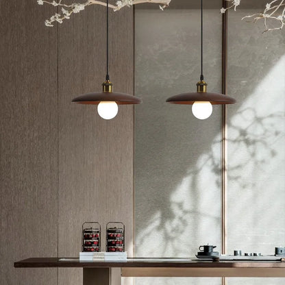 Rayvia Premium Modern Wood Pendant Light - Contemporary Hanging Home Lighting Design