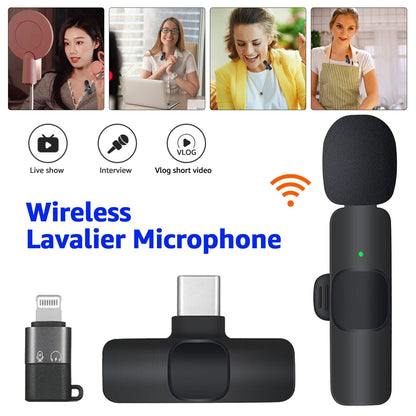 Luxora Lavalier Microphone Wireless Plug and Play System