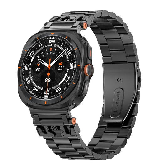 RoyaleGlow Armor Stainless Steel Band For Samsung Watch 7 Ultra