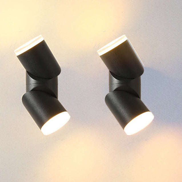 RoyaleGlow Swivel Outdoor Wall Sconce- 13W IP54 Up/Down LED for Porch & Patio