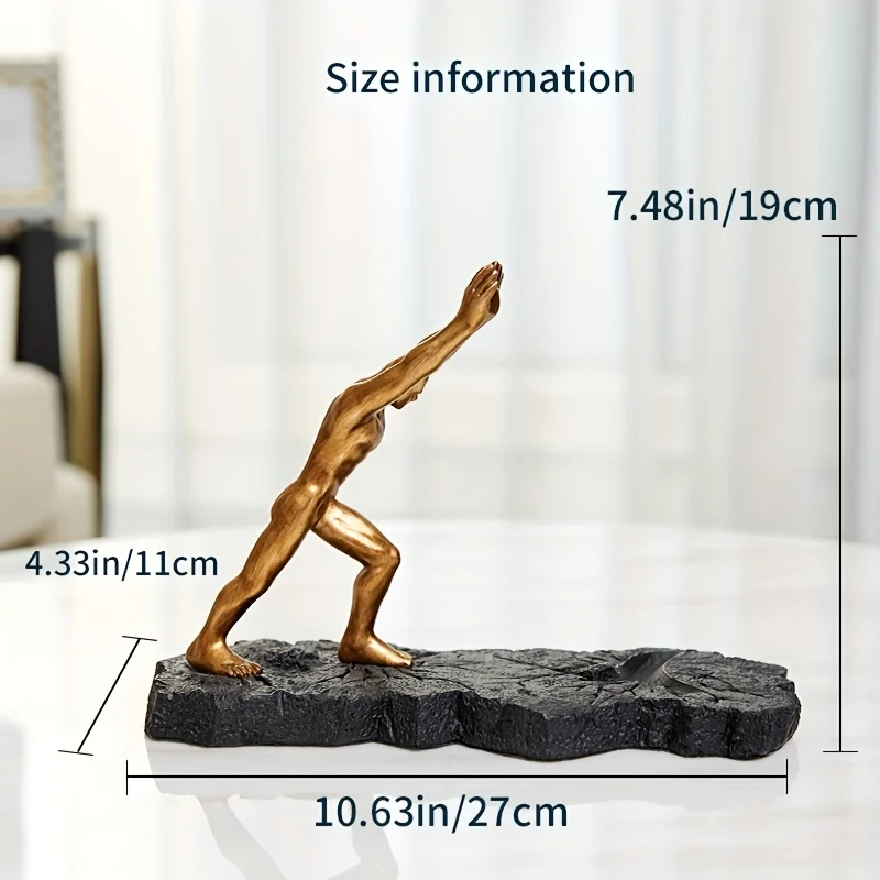 Rayvia Bronze Wine Holder - Artistic Sculptural Premium Home Decor Display Piece