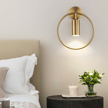 Rayvia Modern Adjustable Brass Wall Lamp, Nordic Design Contemporary Reading