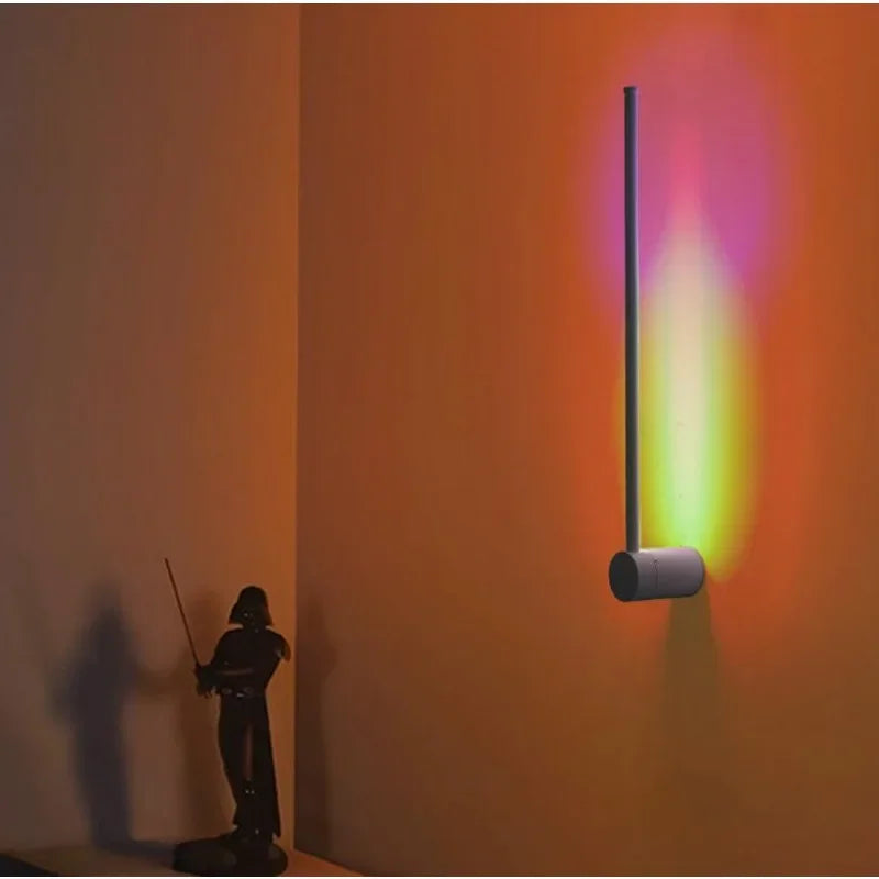 Royelux Modern RGB LED Wall Sconce with Remote Control for Ambient Lighting