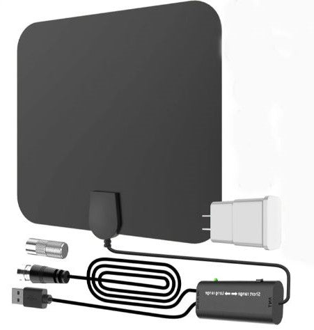 Luxora 300 Miles Indoor Digital Amplified HDTV Antenna W/ Signal Booster