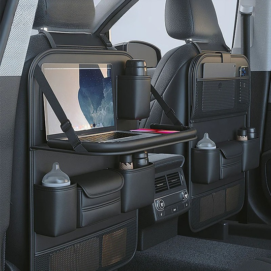 Luxora Car Back Seat Organizer With Tablet Holder Tray
