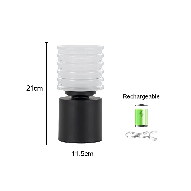 Royelux Modern Wireless Table Lamp – Rechargeable LED Touch Control