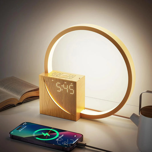 Lunara – LED table lamp with alarm clock