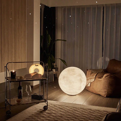 Royelux 3D Printed Moon Lamp for Bedroom Decor - Realistic Lunar Night Light