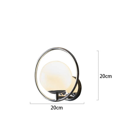 Royelux Modern Glass Globe Chandelier-Ceiling Light Fixture