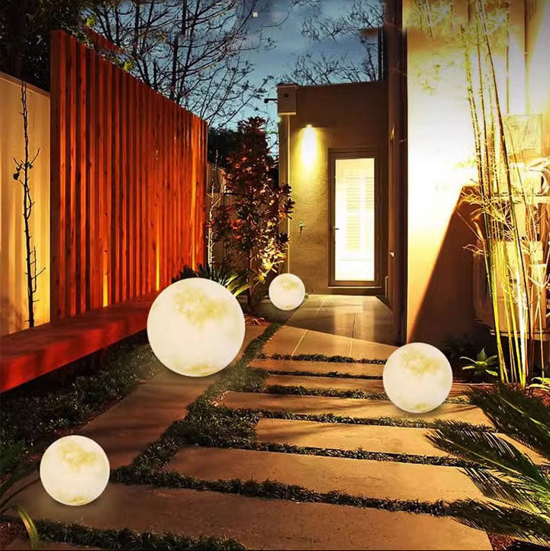 LuxRoyale Hanging Moon Lanterns for Outdoor Patio & Garden Decor- IP65 Fixture
