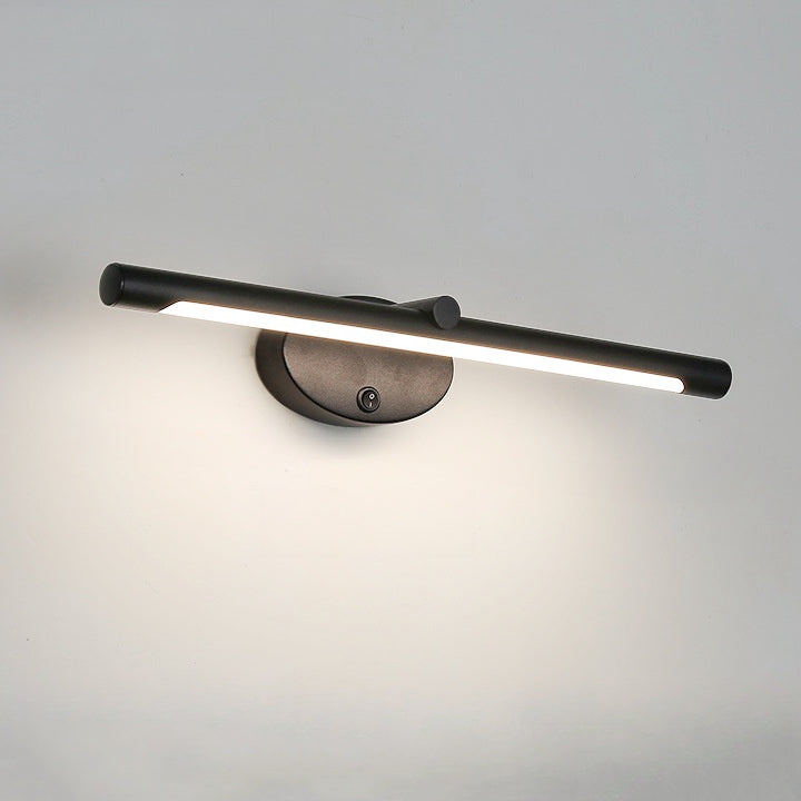Royelux Modern Black LED Bathroom Vanity Light with Integrated Switch