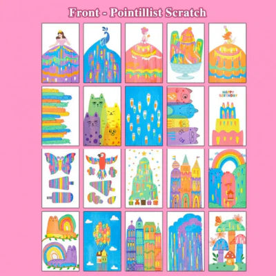 LuxRoyale Kids Squeegee Art Kit for Creative Play