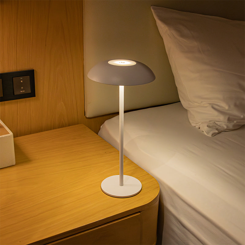 Royallure Iron Cordless Elegance Lamp - Touch Control & Rechargeable Battery - Matte Brown