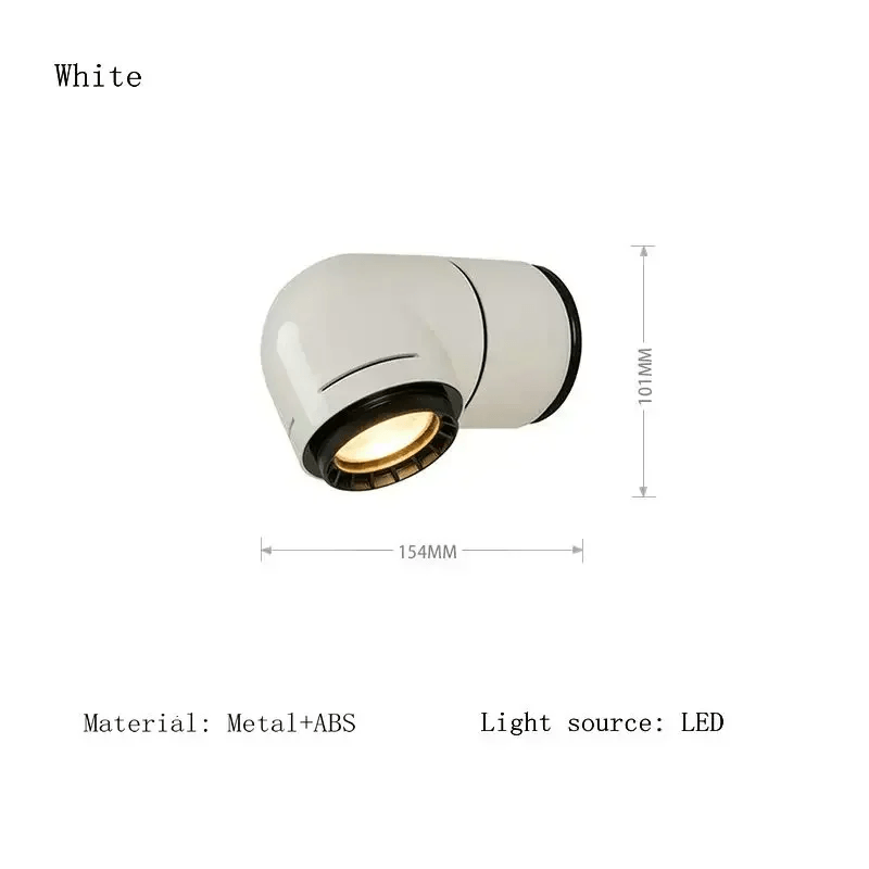 RoyaleGlow Adjustable Modern Wall Sconce Light with Dimmable Focus Lens - Royale Basic