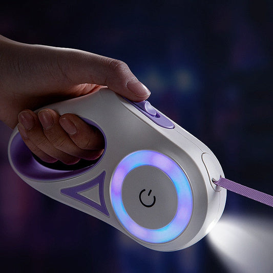 Luxora LED Light Retractable Dog Leash with Light 3m