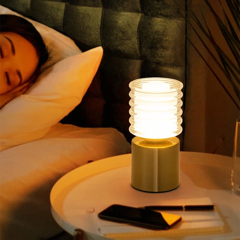 Royelux Modern Wireless Table Lamp – Rechargeable LED Touch Control