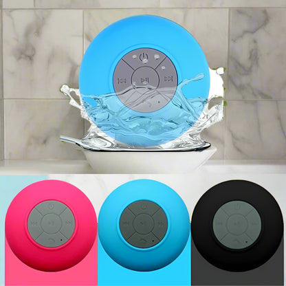Luxora Waterproof Bluetooth Shower Speaker with Suction Cup