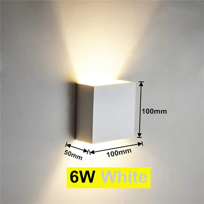 Lumora Nordic Led Wall Light Minimalist Warm Glow Wall Lamp For Living Rooms And Hallways