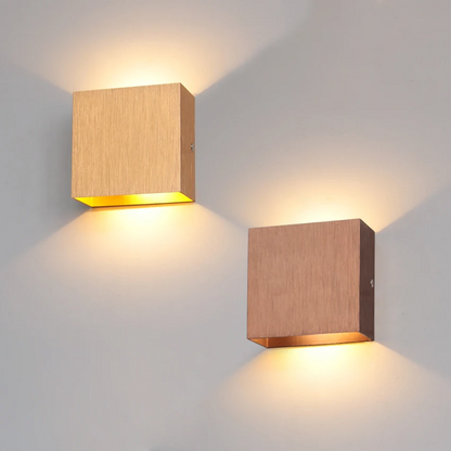 Lumora Nordic Led Wall Light Minimalist Warm Glow Wall Lamp For Living Rooms And Hallways