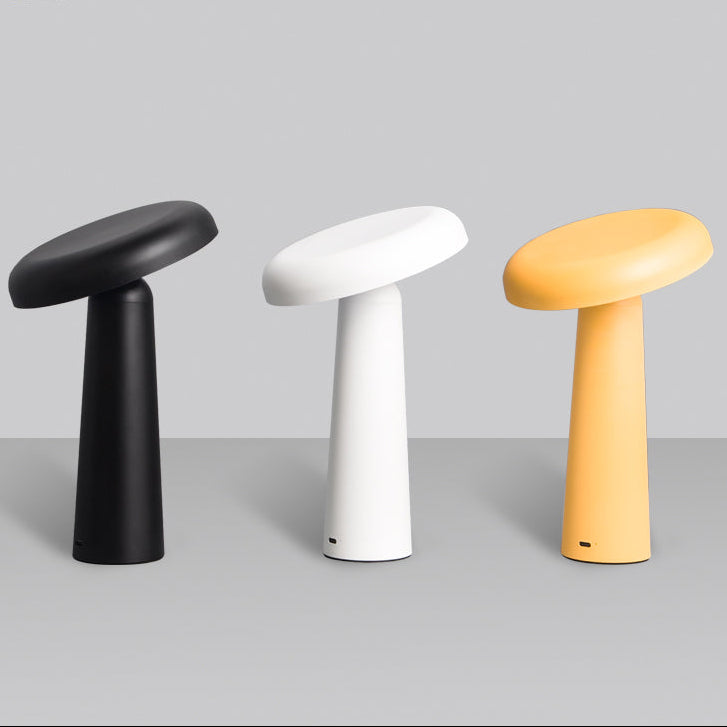 Royelux Cordless LED Table Lamp - Dimmable, USB Rechargeable, Mushroom Design