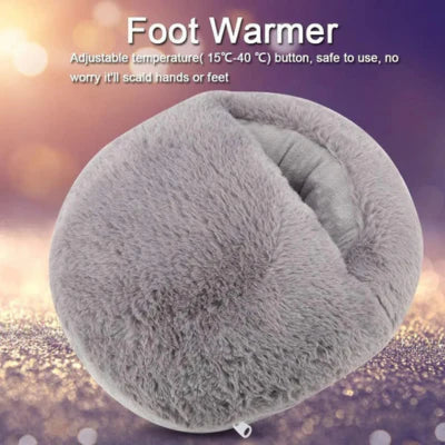 Royaleva USB Foot Warmer Electric Cozy Velvet Heater