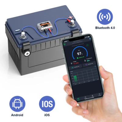 Luxora Car Battery Tester with Bluetooth Monitoring Tool