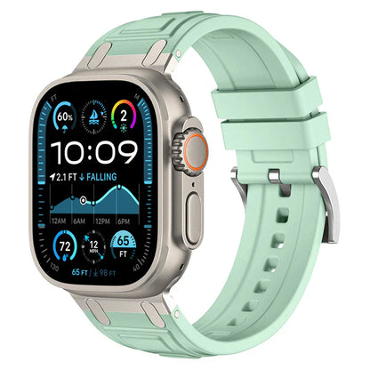 RoyaleGlow Armor Silicone Band For Apple Watch 42-49mm