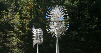 LuxRoyale New Anti-Rust Magical Metal Windmill Kinetic Spinners
