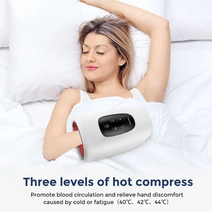 RoyaleGlow Hand Massager with Heat and Airbag Therapy