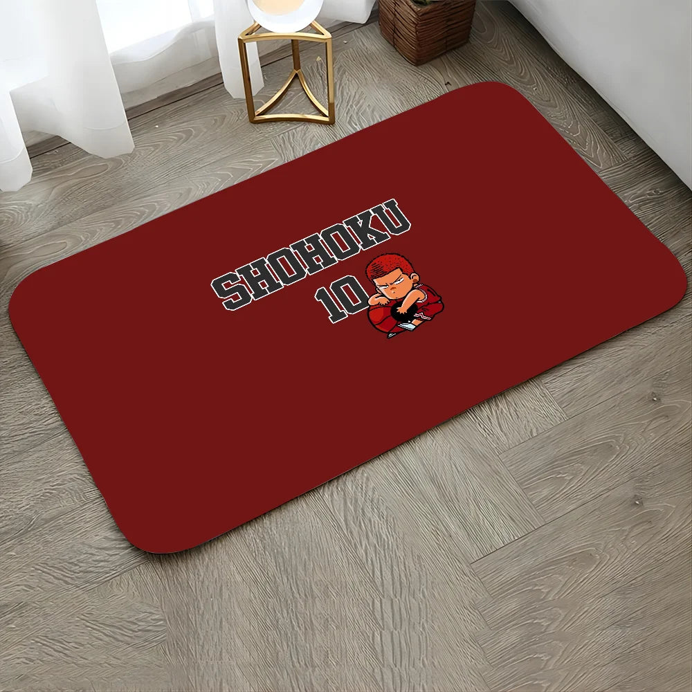 1pc SLAM DUNK Floor Mat Doormats Home Carpet Foot Mat Bathroom Absorbent Mats Anti-Slip Mats Home Decor Supplies 11