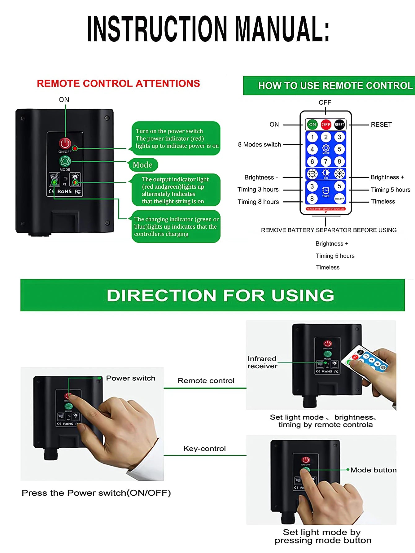 1pc Solar Net Lights Bush Net Lights Mesh Lights 8 Modes Remote Control Auto On/Off Outside Twinkle Lights For Patio Wall Roof 4