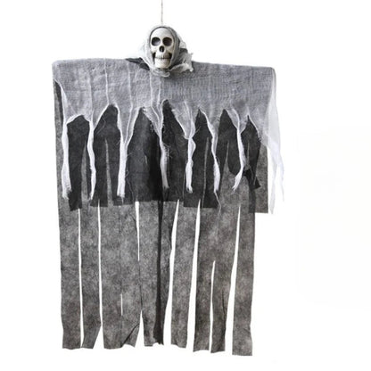 1pcs Halloween Glowing Skull Skeleton Gauze Hanging Ghost Home Outdoor Garden Decoration Halloween Party Horror Ghost Props 2025 6