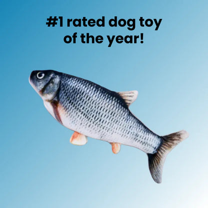 Pawelux Interactive Dancing Fish Toy – Realistic Flopping Motion for Dogs