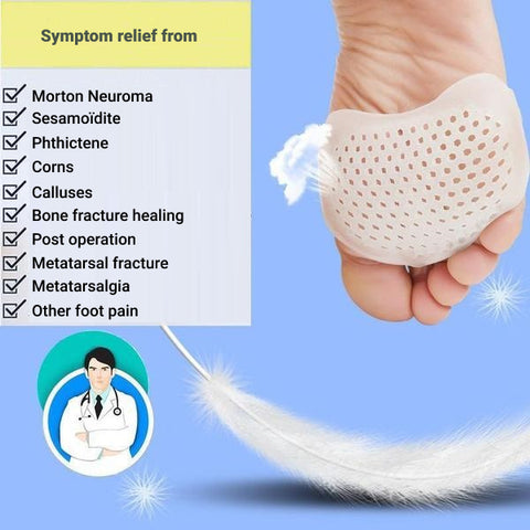 Royaleva Breathable Metatarsal Pads - Set of 2 for Comfort