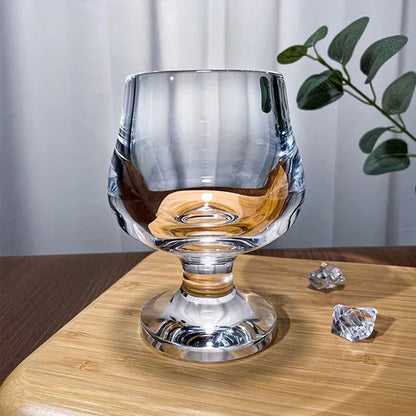 Luxora Vintage Clear Quartz Cocktail Glass for Wellness