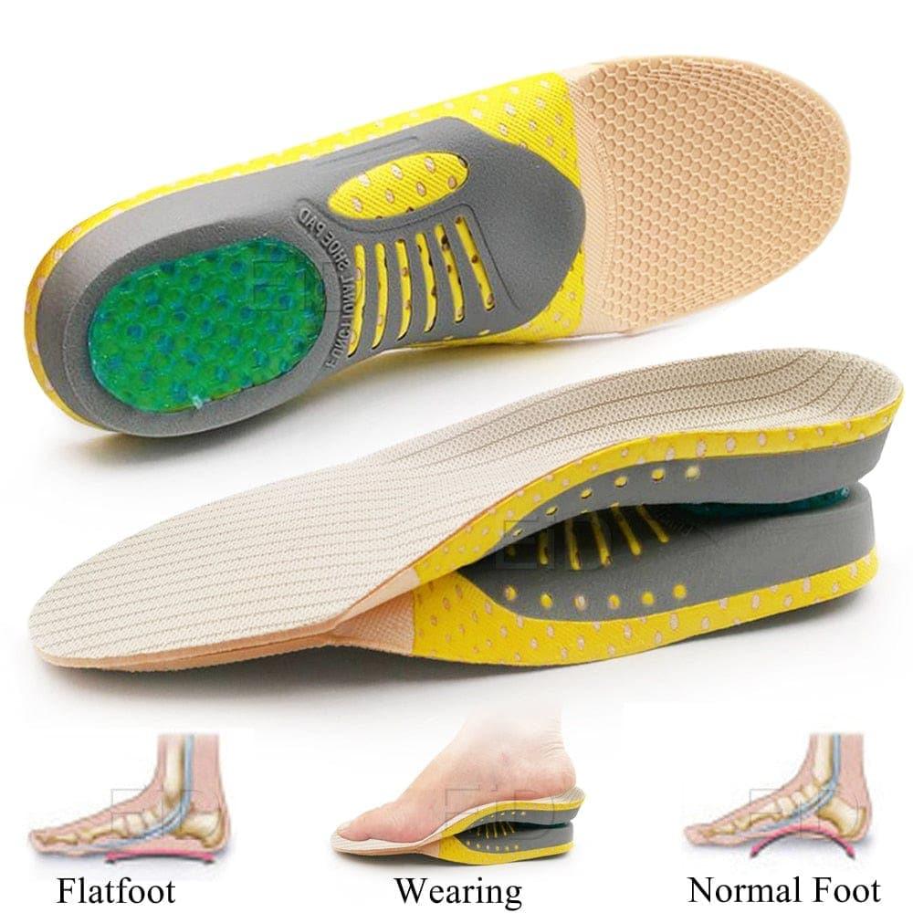 Royaleva 2 Pieces Premium Orthotic Gel Insoles For Flat Feet