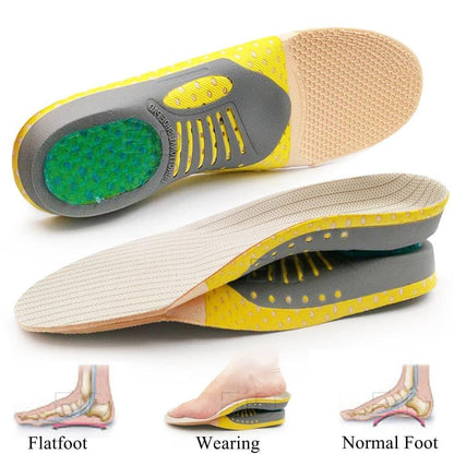 Royaleva 2 Pieces Premium Orthotic Gel Insoles For Flat Feet