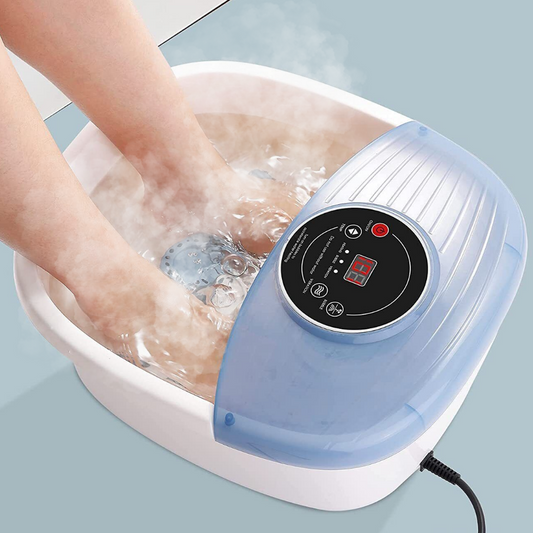 RoyaleGlow Temperature Controlled Foot Bubble Bath Vibration Massager