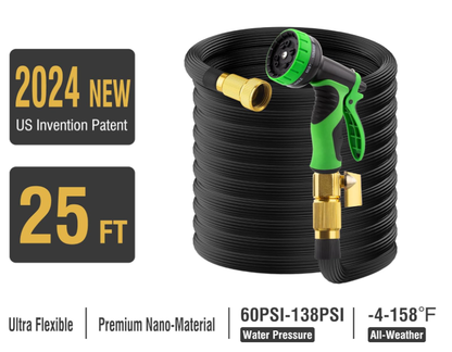 Royaleva Expandable Garden Hose With 10 Functions Spray Nozzle