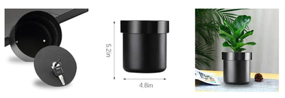 Luxora Secret Hidden Safe Lock Box Flower Pot Design