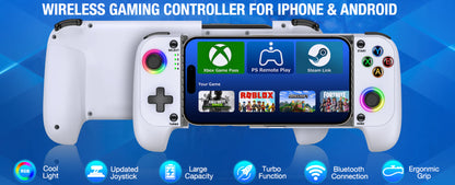 Luxora Wireless Mobile Gaming Controller for iPhone/Android