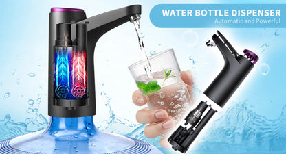 RoyaleGlow Electric Water Bottle Pump Dispenser Portable